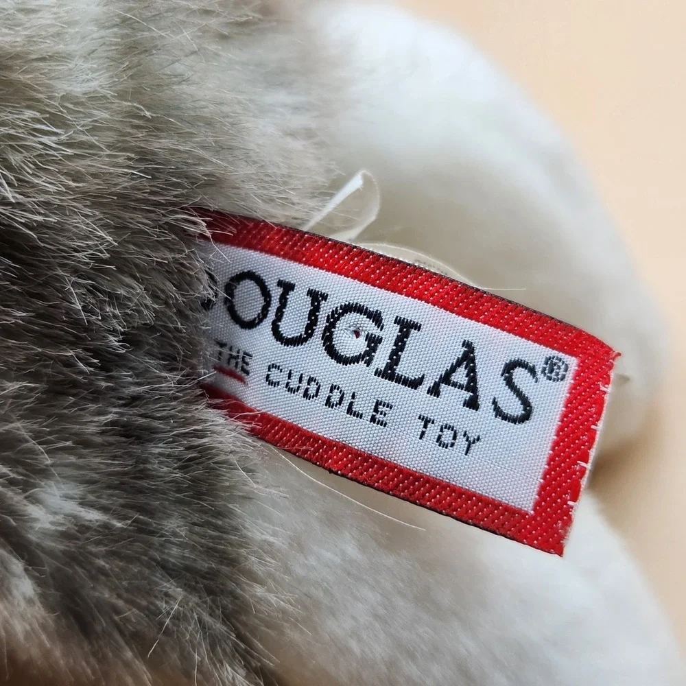 Douglas Cuddle Toy Stuffed Animal Plush Grey White Striped Tabby Cat #1866